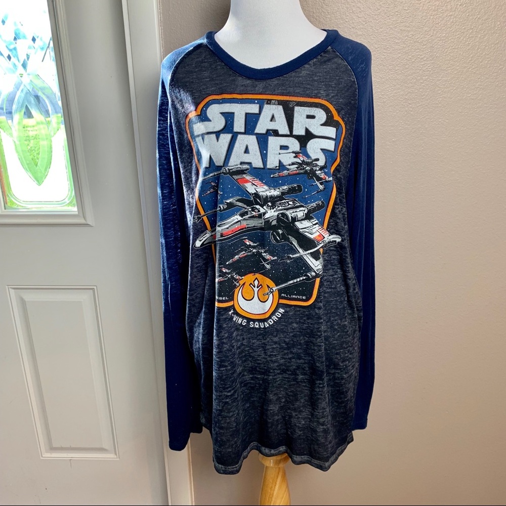 Star Wars Long sleeved burn out T-shirt